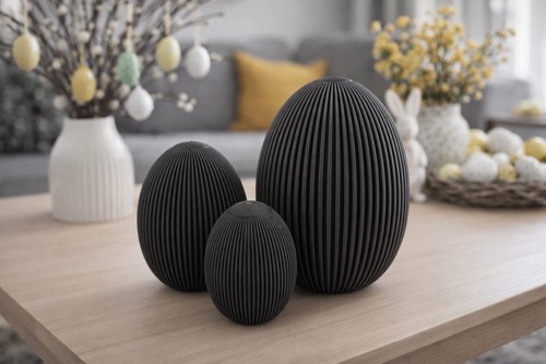 3er set moderne ostereier - ostereier, |