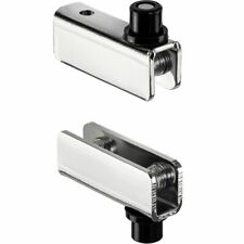 Glastürscharnier chrom 1 Paar