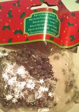 Verschiedenes -Deko-  Streu: Sterne Bärchen, Jahres Zahl und Herzen.