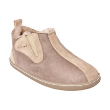 Hausschuhe Herren Schaffell grau braun beige Velours Gr. 40-47 Vanuba COLUMBIA