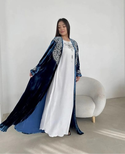 Marokkanischer kaftan samt - marokkanischer,