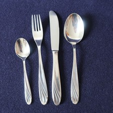 WMF Besteck Silber patent 90 Modell Wien Essbesteck Set Messer Wellenschliff