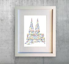 Bild Kölner Dom - gerahmt in