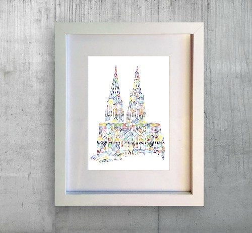 Bild kölner dom gerahmt - kölner,