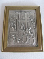 Der Bierbrauer Zinn Relief