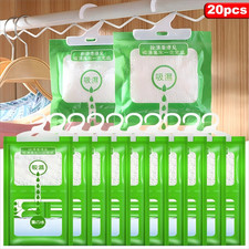 20x XL Kleiderschrank Entfeuchter zum Aufhängen Hängen Schrank Luftentfeuchter