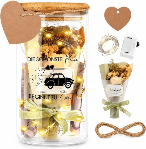 Geldgeschenk glas spardose - geldgeschenk,