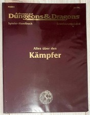 AD&D2, Alles über den Kämpfer, Spieler-Handbuch, PHBR1, sehr guter Zustand