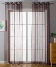 2er Pack Ösen Gardinen