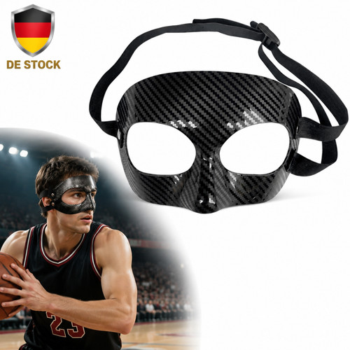 Schwarze basketballmaske - schwarze,