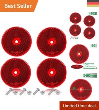 4er Pack Roter Reflektoren