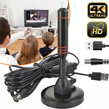 Digital TV DVB-T2 Antenne mit Verstärker HD 4K 1080P TV Zimmerantenne VHF/UHF