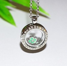 AUSWAHL +++ FLOATING CHARMS Medaillon Magnetverschluss zum öffnen Einleger