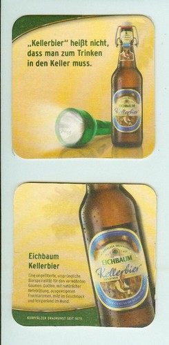 Bierdeckel eichbaum bier - bierdeckel,