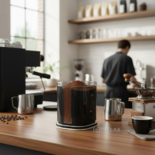 TUPPERWARE A35 SKYLINE 1,5 L SCHWARZ VORRATSBEHÄLTER KAFFEE TROCKENVORRAT