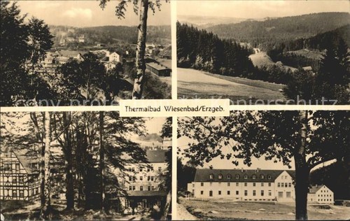 Wiesenbad teilansicht kurhaus - teilansicht,