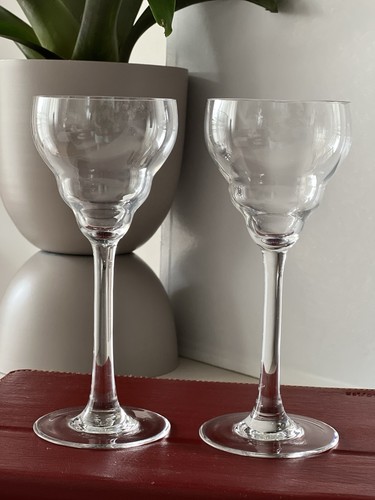 Antike jugendstil kristall - 2x,