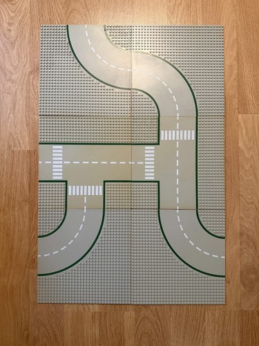 Lego straßenplatten grau - -,