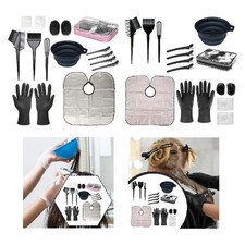 Haarfärbeset Werkzeuge Ohr Abdeckung und Cape Haarfärben Färben Zubehör Kit