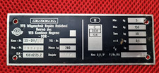 Ddr metallschild veb - ddr-metallschild:,