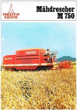 Fahr Mähdrescher M750, orig
