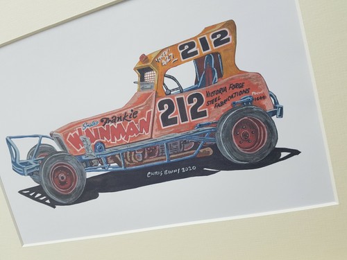 Brisca stock car - stock, print