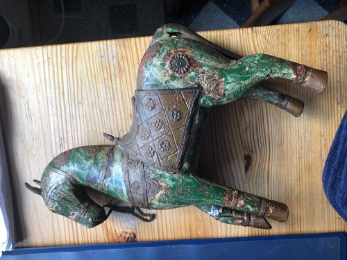 Antikes pferd holz - antikes,