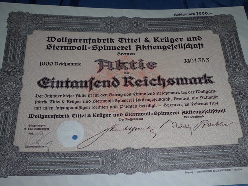 685 historische aktie - 685, :