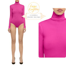 COLORADO BODY by Wolford L strahlendes pink Rollkragen Brustkrebs Kampagne 2023