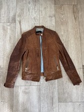 Dolce Gabbana Lederjacke Damen IT42 D38 Braun Patina Kaufpreis € 1.500 D&G