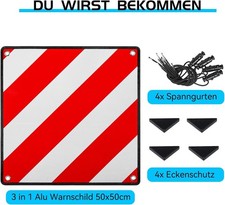 2in1 Warntafel für Italien