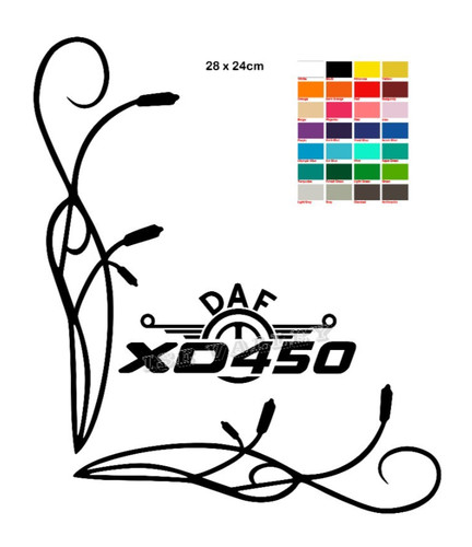 Daf 450 fenster vinyl - xd,