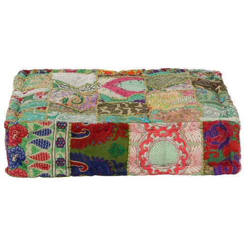 Vintage sitzpouf patchwork - sitzpouf,