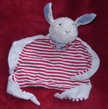 Sigikid Schmusetuch Schaf Hase Maus rot weiß gestreift Halstuch blau kariert