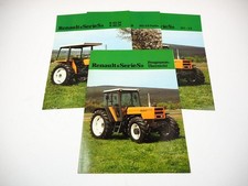 Renault 421 M - Serie S 921-4 Traktor 4 Prospekte Programm Techn. Daten ca. 1981