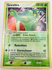 Pokemon Karte TCG Gewaldro 10/106 EX Smaragd Holo Rare Vintage LP Deutsch