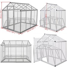Voliere Alu Vogelvoliere Vogelhaus Vogelkäfig Außenvoliere Kleintierhaus Tiersta