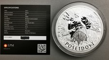 Gods of Olympus 5 Oz Silber POSEIDON 2021 mit Zertifikat max 450 St.