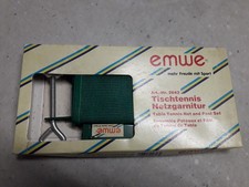 Top ! Tischtennis-Netzgarnitur, dunkelgrün, incl. Befestigungsmaterial, m.Karton