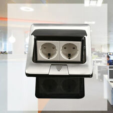 2-Fach Tischsteckdosenleiste