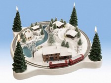 NOCH  88063 - Z Adventskranz “Winterzauber”, mit Märklin Gleisen - Neu