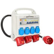 230V Stromverteiler CEE Baustromverteiler Kraftstrom Starkstrom Verteiler 32/16A