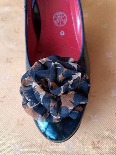 Schuhclips textile rosette - schuhclips,