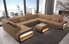 Sofa Wohnlandschaft Leder