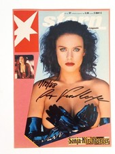 Sonja Kirchberger - signiertes Zeitungsbild von 1988 - original Autogramm - ca. 