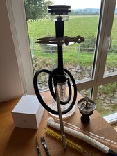 Goat Hookah - The Goat Mini Silver + Quasar Raas Kopf - Shisha Wasserpfeife