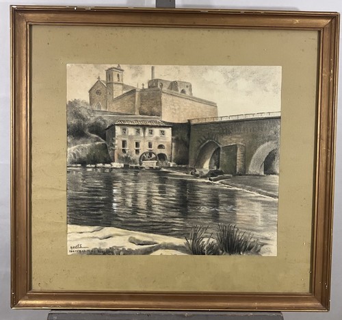 Original gerahmtes signiertes - original,