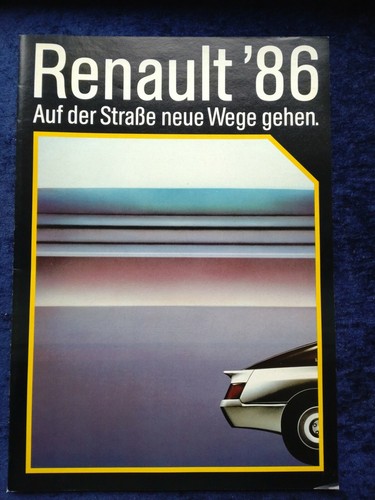 Renault programm 1986 alpine - renault,