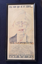 Horst Janssen „Andy Warhol: All is Pretty“ 1979- Gerahmnte Offset-Lithographie