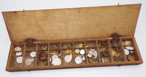 Lot alte uhrmacher ersatzteile - lot,